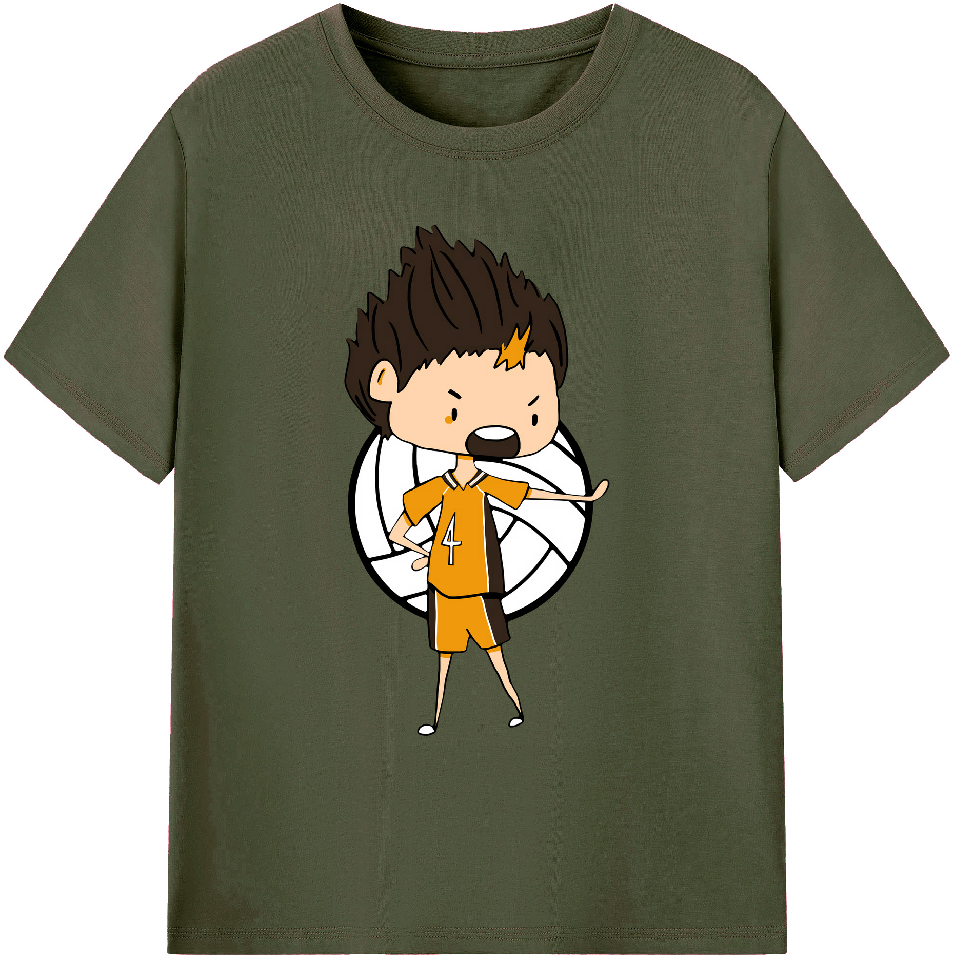 （画像用） ハイキュー!! Haikyu!! 綿100％ メンズ半袖Tシャツ｜肌触りやわらか＆通気性